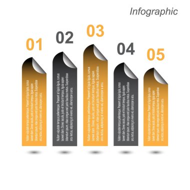 Infographic tasarım şablonu