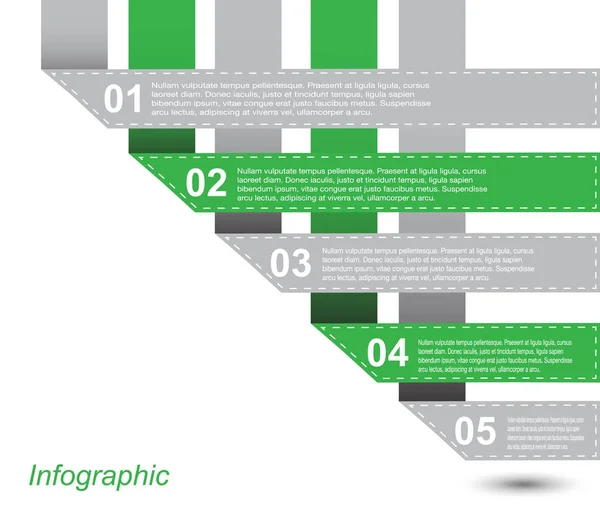 Sjabloon voor infografische vormgeving — Stockvector