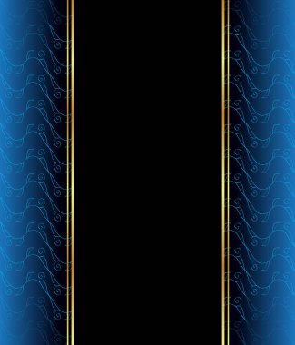 Altın gibi dekorasyonu ve yeri olan zarif, dikişsiz duvar kâğıdı..