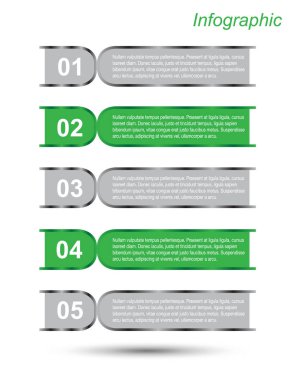 Infographic şablon tasarımı