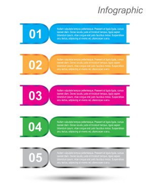 Infographic şablon tasarımı