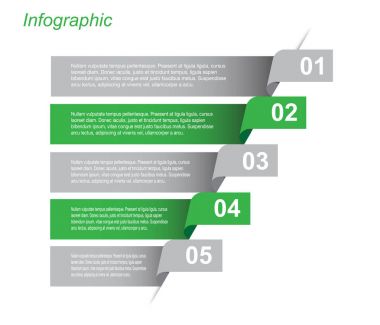 Infographic tasarım şablonu