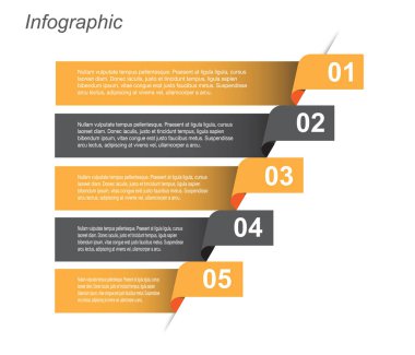 Infographic tasarım şablonu