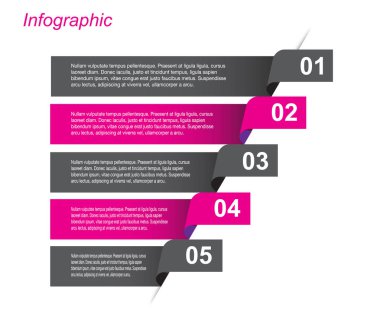 Infographic tasarım şablonu