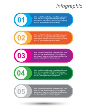 Infographic şablon tasarımı