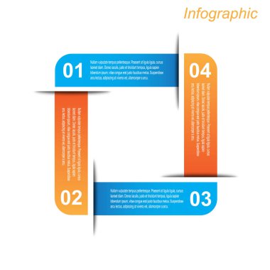 Infographic tasarım şablonu