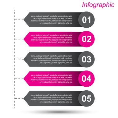 Infographic şablon tasarımı