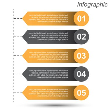 Infographic şablon tasarımı