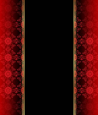 Altın gibi dekorasyonu ve yeri olan zarif, dikişsiz duvar kâğıdı..