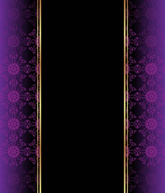 Altın gibi dekorasyonu ve yeri olan zarif, dikişsiz duvar kâğıdı..