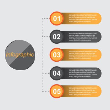 Infographic tasarım şablonu