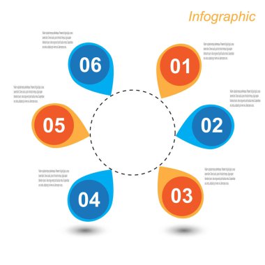 Infographic tasarım şablonu