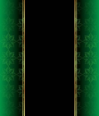 Altın gibi dekorasyonu ve yeri olan zarif, dikişsiz duvar kâğıdı..