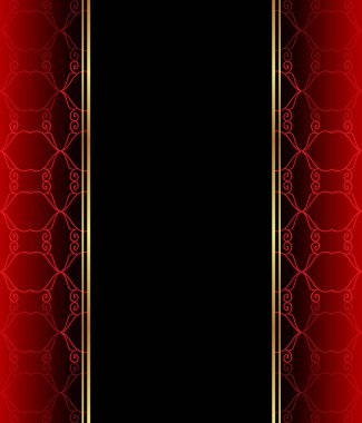 Altın gibi dekorasyonu ve yeri olan zarif, dikişsiz duvar kâğıdı..