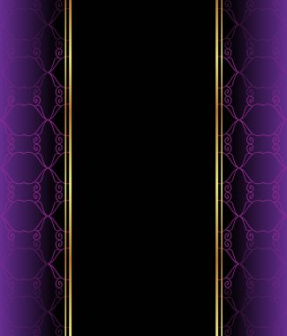 Altın gibi dekorasyonu ve yeri olan zarif, dikişsiz duvar kâğıdı..