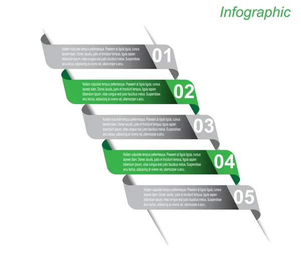 Vorlage: Infografik — Stockvektor