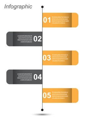 Infographic tasarım şablonu