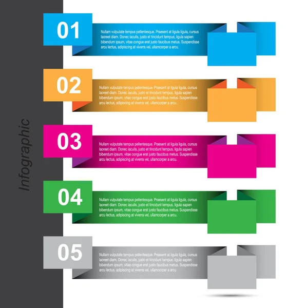 Conception de modèles d'infographie — Image vectorielle