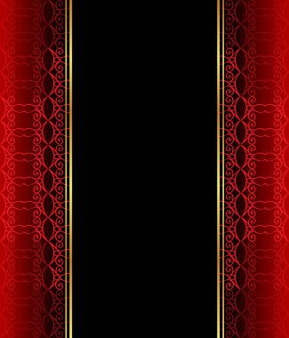 Altın gibi dekorasyonu ve yeri olan zarif, dikişsiz duvar kâğıdı..