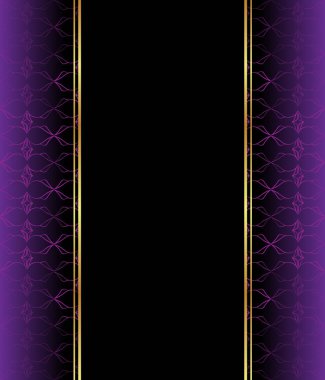 Altın gibi dekorasyonu ve yeri olan zarif, dikişsiz duvar kâğıdı..