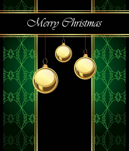 招待状 お祝いポスター グリーティング カードの 2018年メリー クリスマス背景 — ストックベクタ