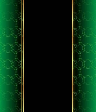 Altın ince dekorasyon ve metin için yer ile zarif sorunsuz duvar kağıdı. Düzen klasik davet, illüstrasyon veya kartları için alan ile.