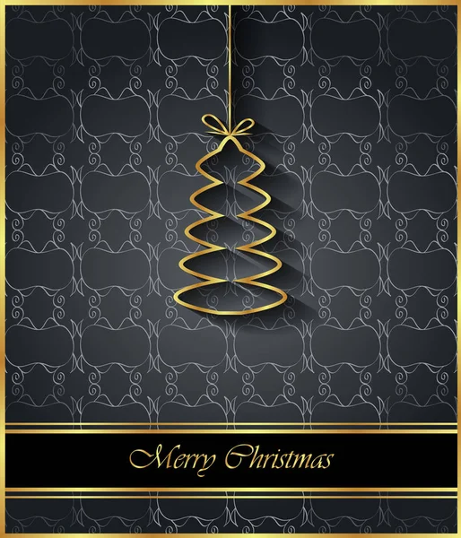 Frohe Weihnachten 2018 Hintergrund Für Ihre Einladungen Festliche Poster Grußkarten — Stockvektor