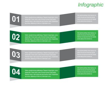 Infographic şablon tasarım afiş için web düzeni.