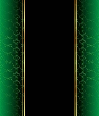 Altın ince dekorasyon ve metin için yer ile zarif sorunsuz duvar kağıdı. Düzen klasik davet, illüstrasyon veya kartları için alan ile.