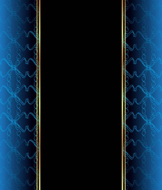 Altın ince dekorasyon ve metin için yer ile zarif sorunsuz duvar kağıdı. Düzen klasik davet, illüstrasyon veya kartları için alan ile.