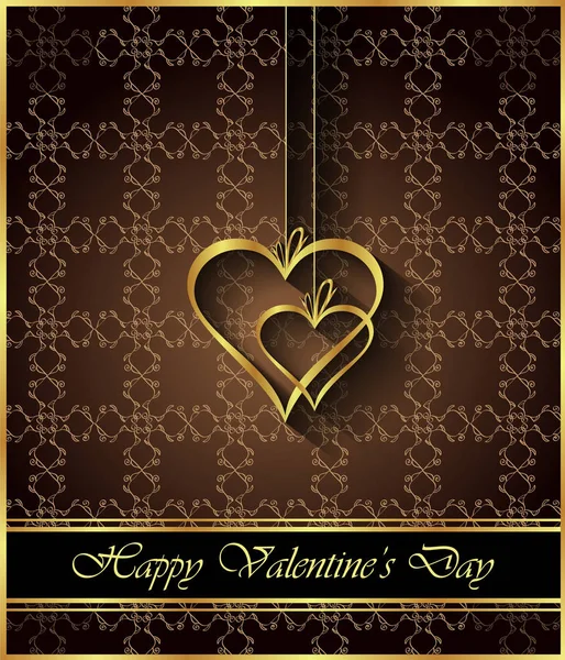 Happy Valentines Day Background Your Invitations Festive Posters Greetings Cards — Stock Vector