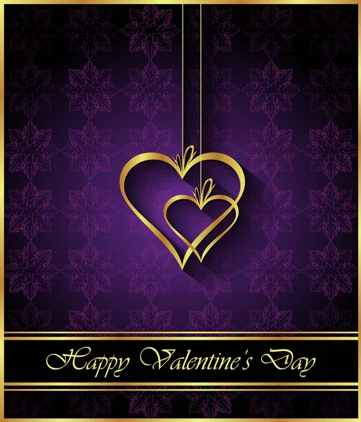 Šťastný Valentines Den Pozadí Pro Vaše Pozvání Slavnostní Plakáty Pohlednice — Stockový vektor