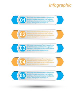 Bilgi-grafik tasarım şablonu. 