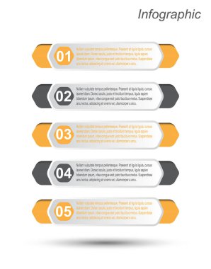 Bilgi-grafik tasarım şablonu. 