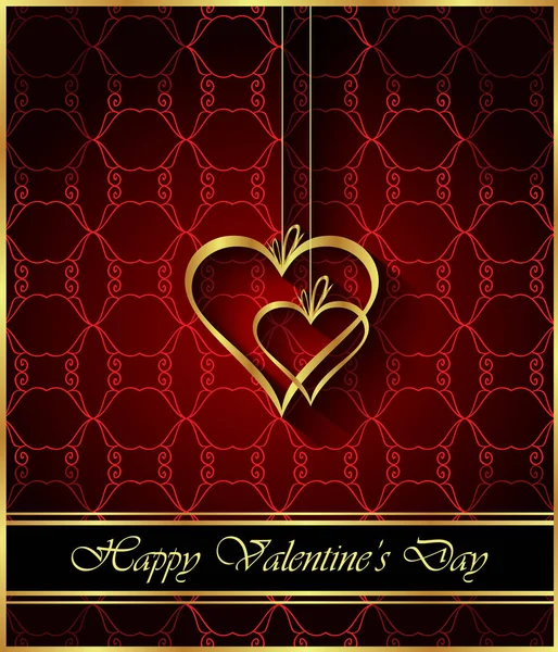 Fröhlicher Valentinstag Hintergrund Für Ihre Einladungen Festlichen Poster Grußkarten — Stockvektor
