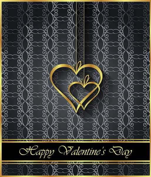 Feliz Día San Valentín Fondo Para Sus Invitaciones Carteles Festivos — Vector de stock
