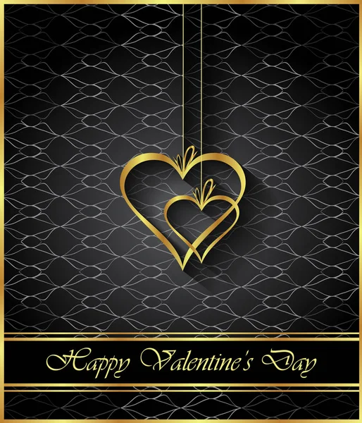 Šťastný Valentines Den Pozadí Pro Vaše Pozvání Slavnostní Plakáty Pohlednice — Stockový vektor
