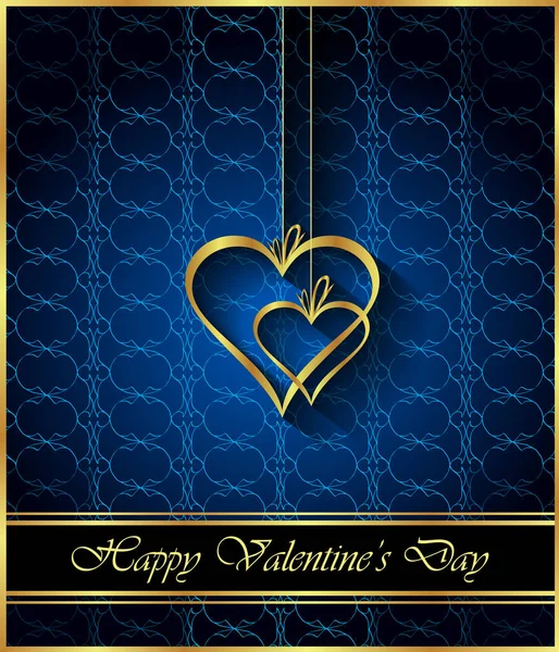 Happy Valentine Day Background Your Invitations Festive Posters Greetings Cards — Stock Vector