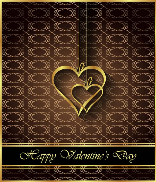 Fundal Fericit Ziua Îndrăgostiților Pentru Invitații Postere Festive Felicitări — Vector de stoc