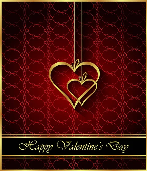 Happy Valentines Day Achtergrond Voor Uitnodigingen Feestelijke Posters Wenskaarten — Stockvector