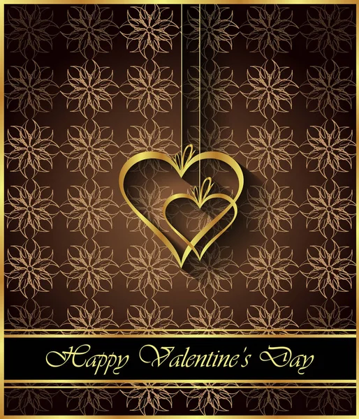 Днем Святого Валентина Фон Ваших Приглашений Праздничные Плакаты Поздравительные Открытки — стоковый вектор
