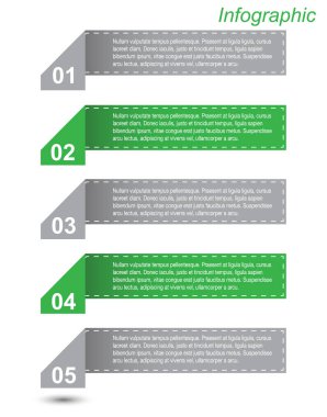 Bilgi-grafik tasarım şablonu. 