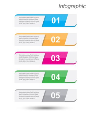 Bilgi-grafik tasarım şablonu. 