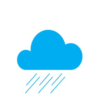 Web öğeleri simgeler meteorolojik tahmin için hava durumu