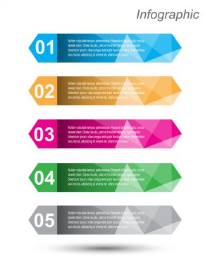 Bilgi-grafik tasarım şablonu. 