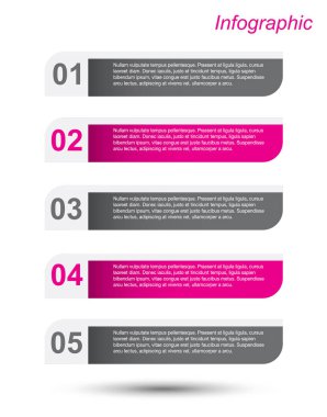 Bilgi-grafik tasarım şablonu. 