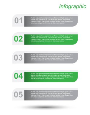 Bilgi-grafik tasarım şablonu. 
