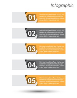 Bilgi-grafik tasarım şablonu.