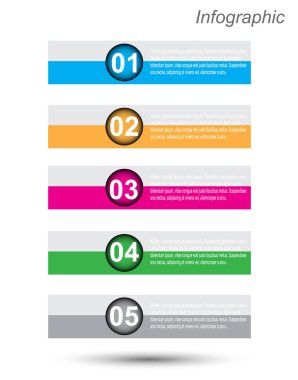 Bilgi-grafik tasarım şablonu.