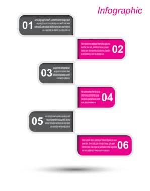 Bilgi-grafik tasarım şablonu